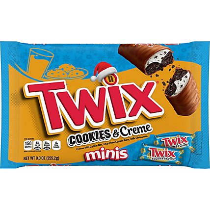 Twix Minis Cookie Bars Christmas Cookies & Creme - 9 Oz - Image 2