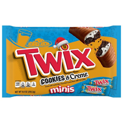 Twix Minis Cookie Bars Christmas Cookies & Creme - 9 Oz