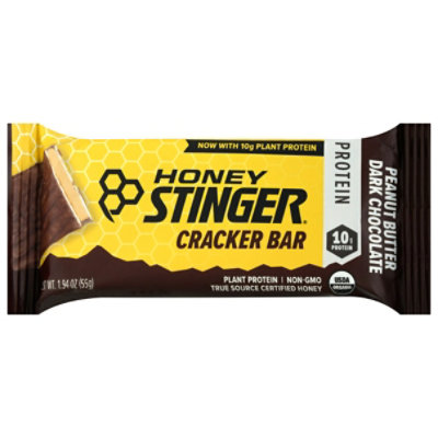 Honey Stinger Cracker Bar Peanut Butter Dark Chocolate - 1.94OZ - Image 3