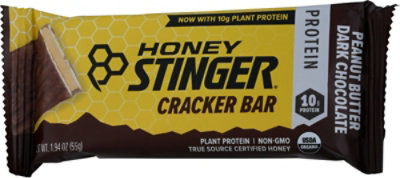 Honey Stinger Cracker Bar Peanut Butter Dark Chocolate - 1.94OZ - Image 2
