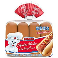 Bimbo Medias Noches Hot Dog Buns - 14 OZ - Image 2
