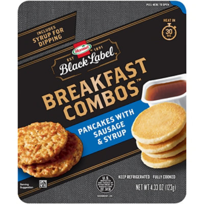 Hormel Black Label Breakfast Combo Pancakes And Sausage - 4.3 OZ