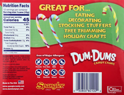 Dum Dums Canes 3 Flavor - 5.3 OZ - Image 6