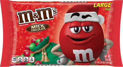 M&M'S Chocolate Candies Chrismas Holiday Milk Chocolate - 18 Oz
