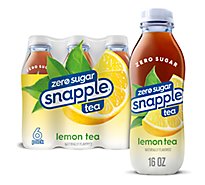 Snapple Zero Sugar Lemon Tea In Recycled Plastic Bottle - 6-16 Fl. Oz.