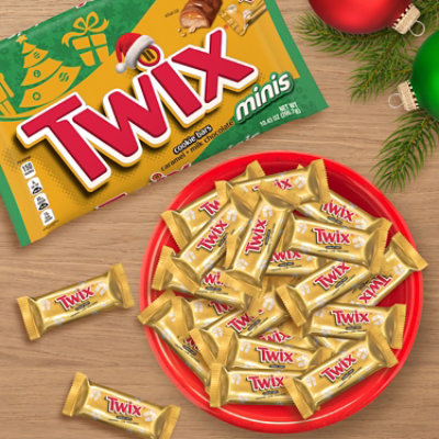 Twix Holiday Minis Size Caramel Cookie Bar Christmas Candy - 10.43 Oz - Image 5