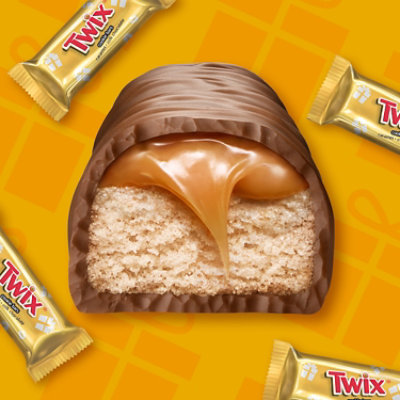 Twix Holiday Minis Size Caramel Cookie Bar Christmas Candy - 10.43 Oz - Image 3