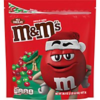 M&M'S Christmas Gift Milk Chocolate Candy Bag - 38 Oz - Image 1