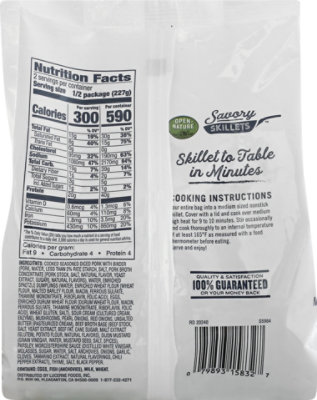 Open Nature Savory Skillets Pork Roast Stroganoff - 16 OZ - Image 6