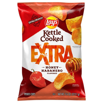Lays Kettle Cooked Potato Chips Honey Habanero - 7.75 OZ - Image 2