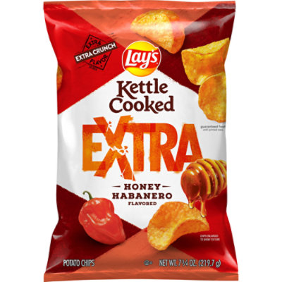 Lays Kettle Cooked Potato Chips Honey Habanero - 7.75 OZ - Image 1