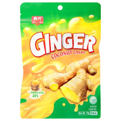 Chun Guang Ginger Coconut Candy - 78 GR