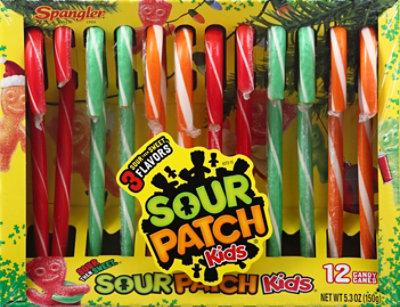 Sour Patch Kids Canes 3 Flavor - 5.3 OZ - Image 2