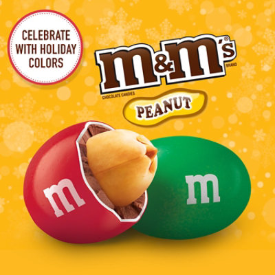 M&M'S Christmas Gift Peanut Milk Chocolate Candy Bag - 38 Oz - Image 3