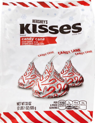 Hshy Kisses Candy Cane Gusset - 33 OZ - Image 2