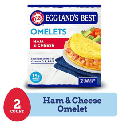 Eggland's Best Ham & Cheese Frozen Omelet - 2 Count - Image 1