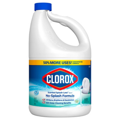  Clorox Splash-less Liquid Bleach Clean Linen - 117 FZ 