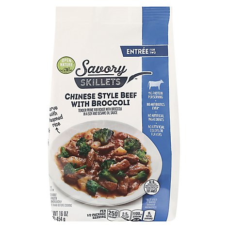 Open Nature Savory Skillets Chinese Style Beef & Broccoli - 16 OZ
