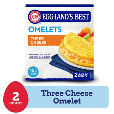 Eggland's Best Three Cheese Frozen Omelet - 2 Count - Image 1