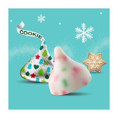 HERSHEY'S Kisses Sugar Cookie Flavor White Creme With Cookie Pieces Candy Bag - 9 Oz - Image 3