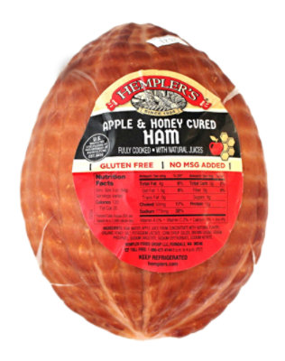 Hemplers Apple & Honey Cured Ham - 1 Lb - Image 1