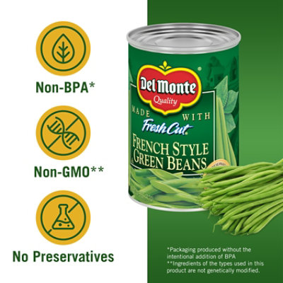 Del Monte Fresh Cut Blue Lake French Style Green Beans - 4-14.5 OZ - Image 2