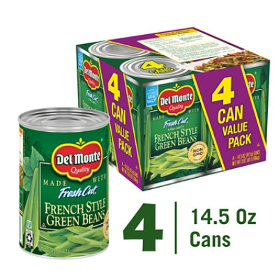 Del Monte Fresh Cut Blue Lake French Style Green Beans - 4-14.5 OZ - Image 3