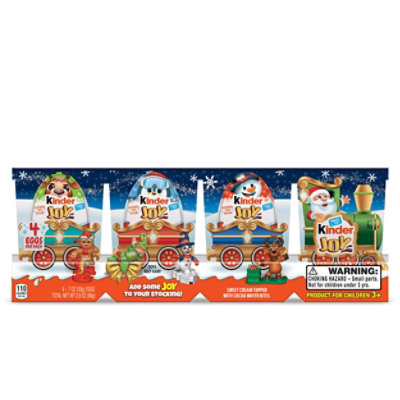Kinder Joy 4pk Holiday Village - 2.8 OZ