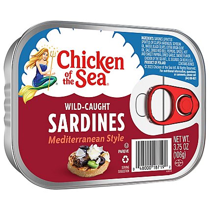 Chicken Of The Sea Sardines Mediterranean Style - 3.75 OZ - Image 6
