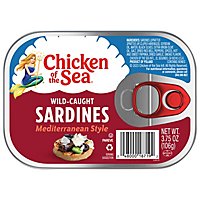 Chicken Of The Sea Sardines Mediterranean Style - 3.75 OZ - Image 2