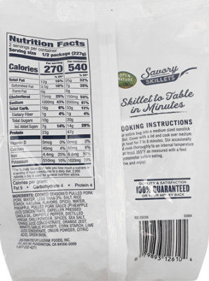 Open Nature Savory Skillets Mexican Style Pulled Pork W/pineapple - 16 OZ - Image 6