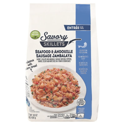 Open Nature Savory Skillets Seafood Andouille Saus Jambalaya - 16 OZ - Image 3