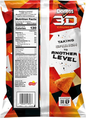 DORITOS 3D Crunch Chili Cheese Chips - 6 OZ - Image 6