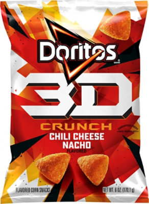 DORITOS 3D Crunch Chili Cheese Chips - 6 OZ - Image 2