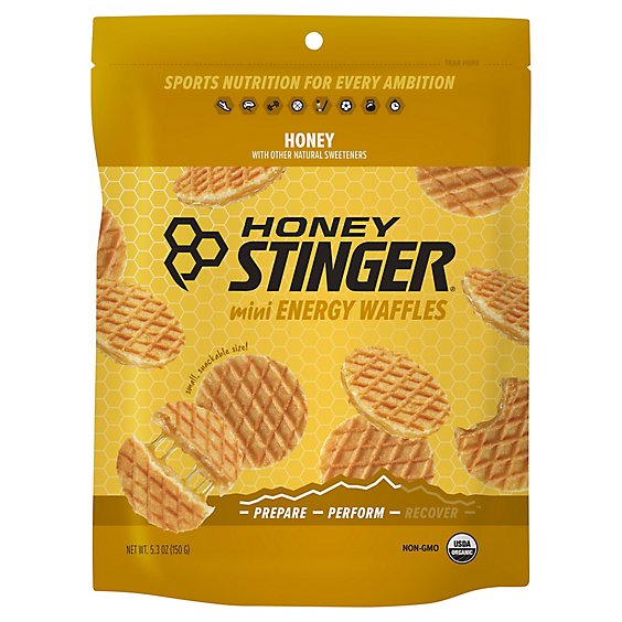 Honey Stinger Mini Waffles Honey - 5.3OZ