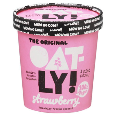 Oatly Strawberry Frozen Dessert - 16 Oz
