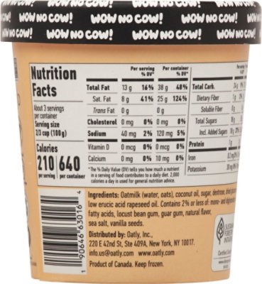 Oatly Vanilla Frozen Dessert - 16 Oz - Image 4