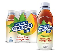 Snapple Zero Sugar Takes 2 to Mango Tea In Bottle - 6-16 Fl. Oz.