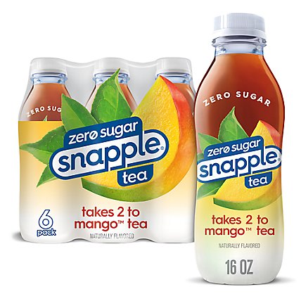 Snapple Diet Mango Tea - 6-16FZ - Image 1