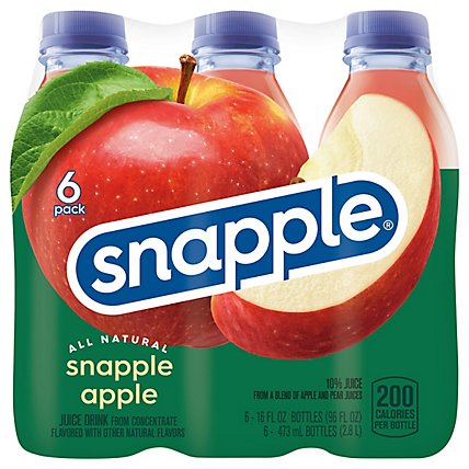 Snapple Tea Apple - 6-16FZ - Image 1