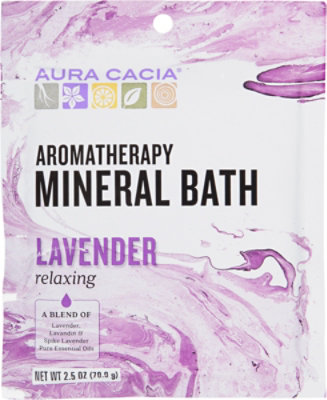 Aura Cacia Mineral Bath Aromatherapy Energizing Lemon - 2.5 Oz - Image 2