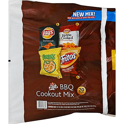 Frito Lay Snacks Cookout Mix Bbq 20 Count - 18 Oz - Image 2