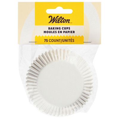 Wilton Baking Cups White - 75 Count - Image 2