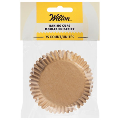 Wilton Baking Cups Brown - 75 Count - Image 1