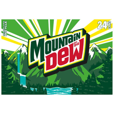 Mtn Dew Soda - 12-12 Fl. Oz. - Image 1