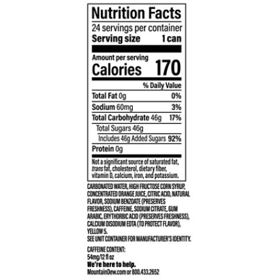 Mtn Dew Soda - 12-12 Fl. Oz. - Image 3