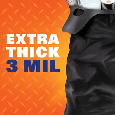 Hefty Trash Bags Contractor Flap Tie Load & Carry Heavy Duty 42 Gallon - 14 Count - Image 4