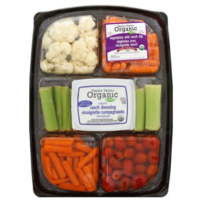 Taylor Farms Veggie Tray Organic 36 OZ Andronico's