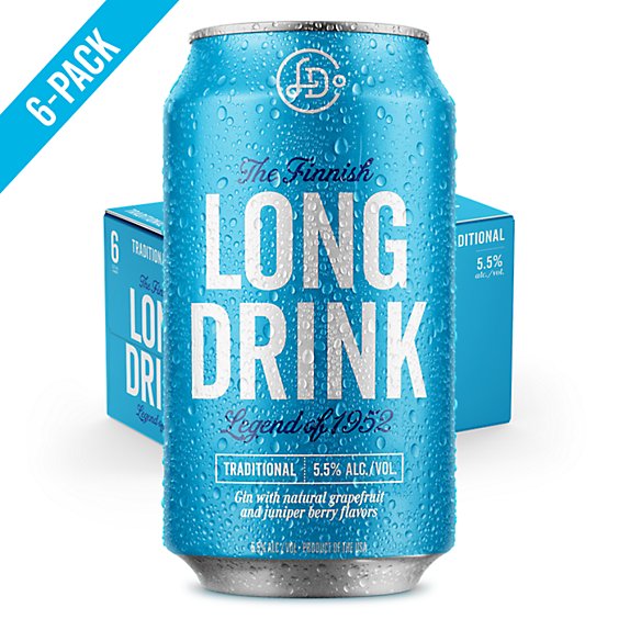 The Long Drink Company Traditional Multipack - 6-355 Ml