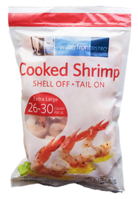 Shrimp Steamed 26-30 Count 2 Lb Bag - Each - Image 1